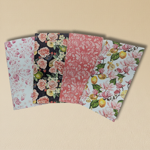 Butterfly Meadows Handstitched Notebook Set (4)