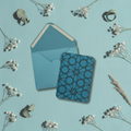 Teal Medallion Notecard Set