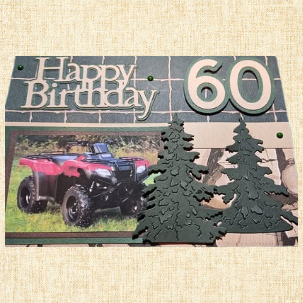 ATV Adventure 60th Birthday Card