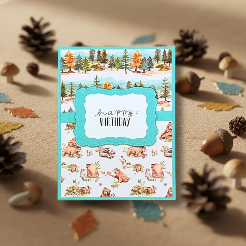 Into the Forest Dad Birthday Greeting Card