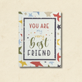 You Are My Very Best Friend Stars Friendship Greeting Card