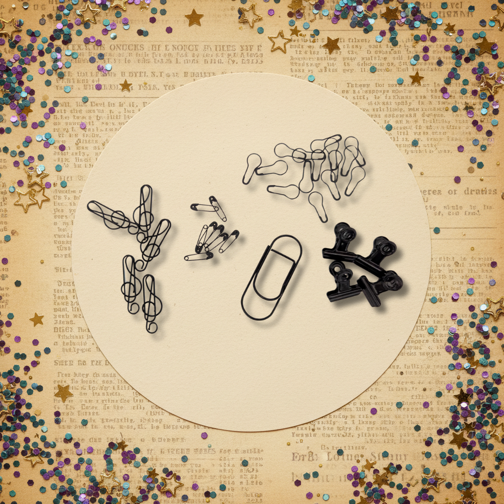 Black Fastener Mixed Clip Set 55 Pieces