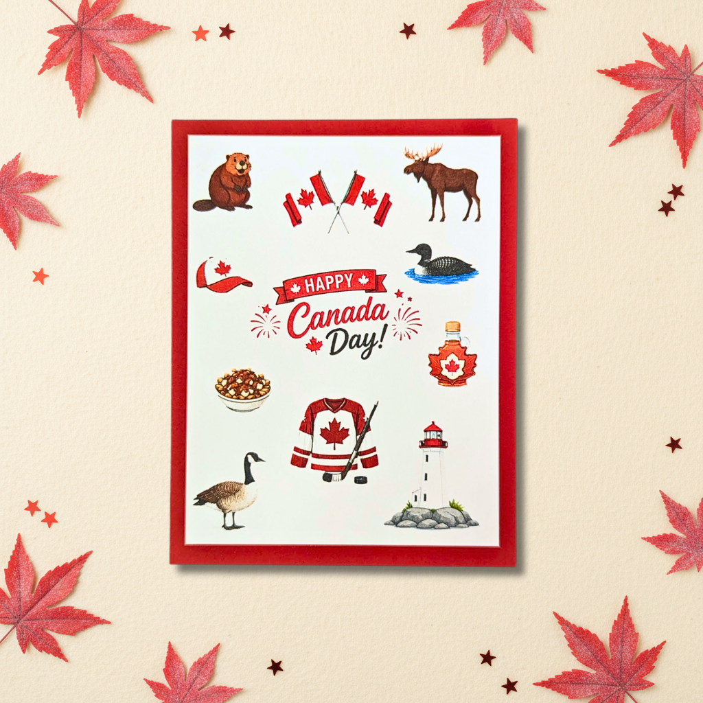Welcome to Canada Happy First Canada Day Greeting Card