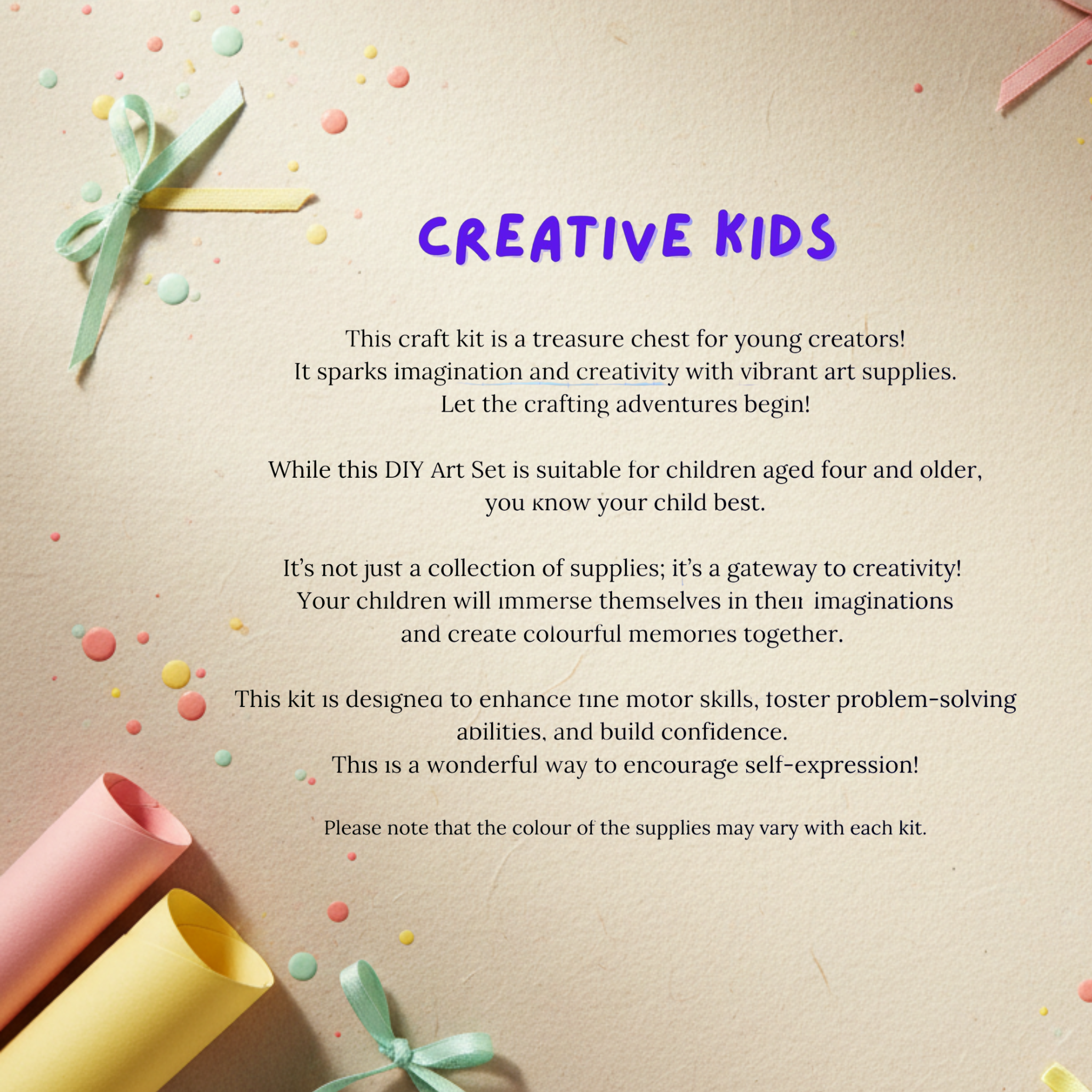 Creative Kids Craft Box