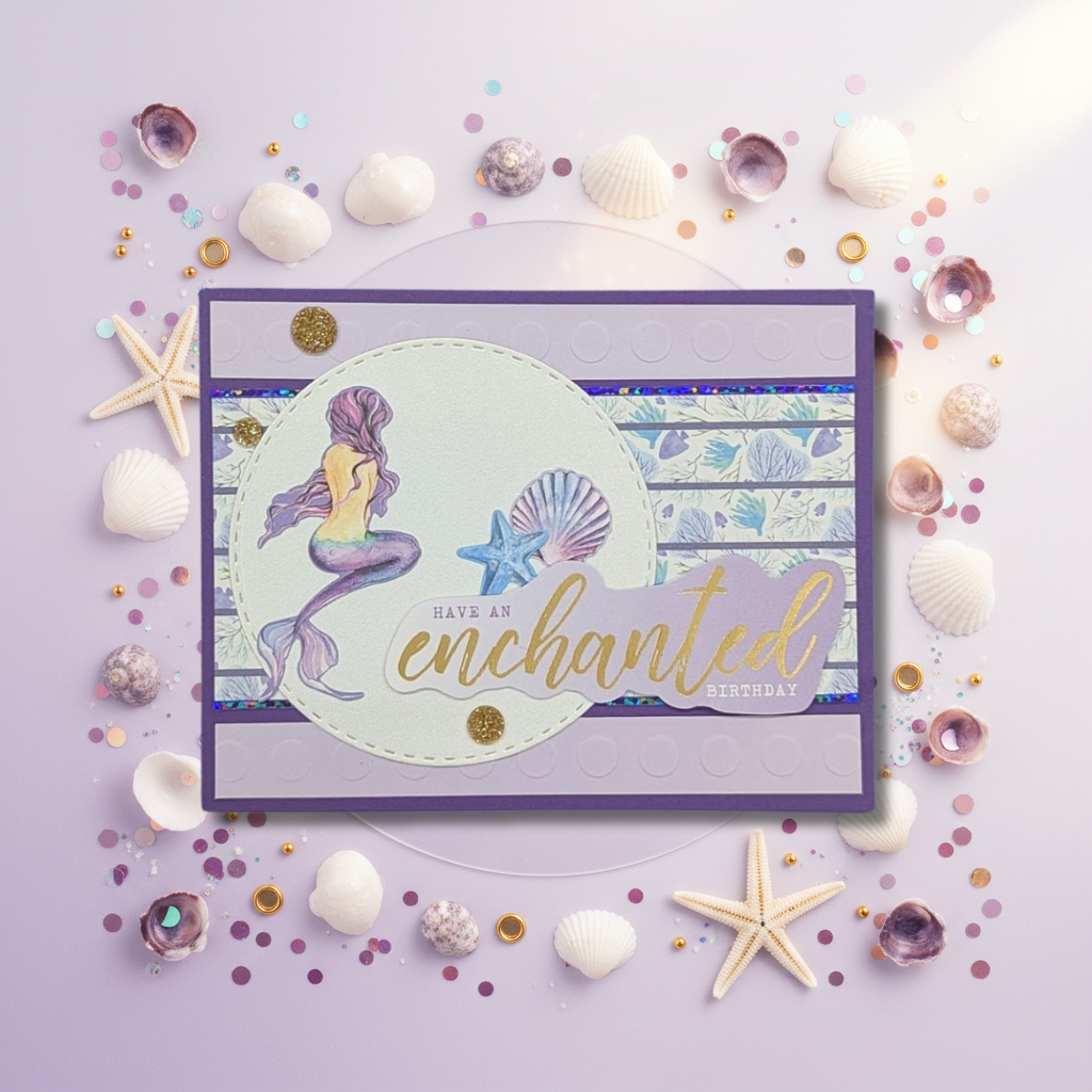 Enchanted Mermaid Birthday Card