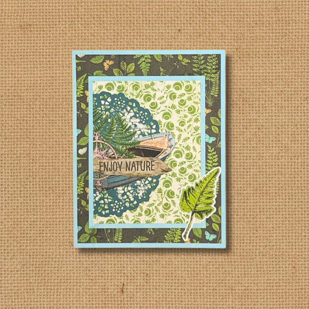 Enjoy Nature Botanical Greeting Card