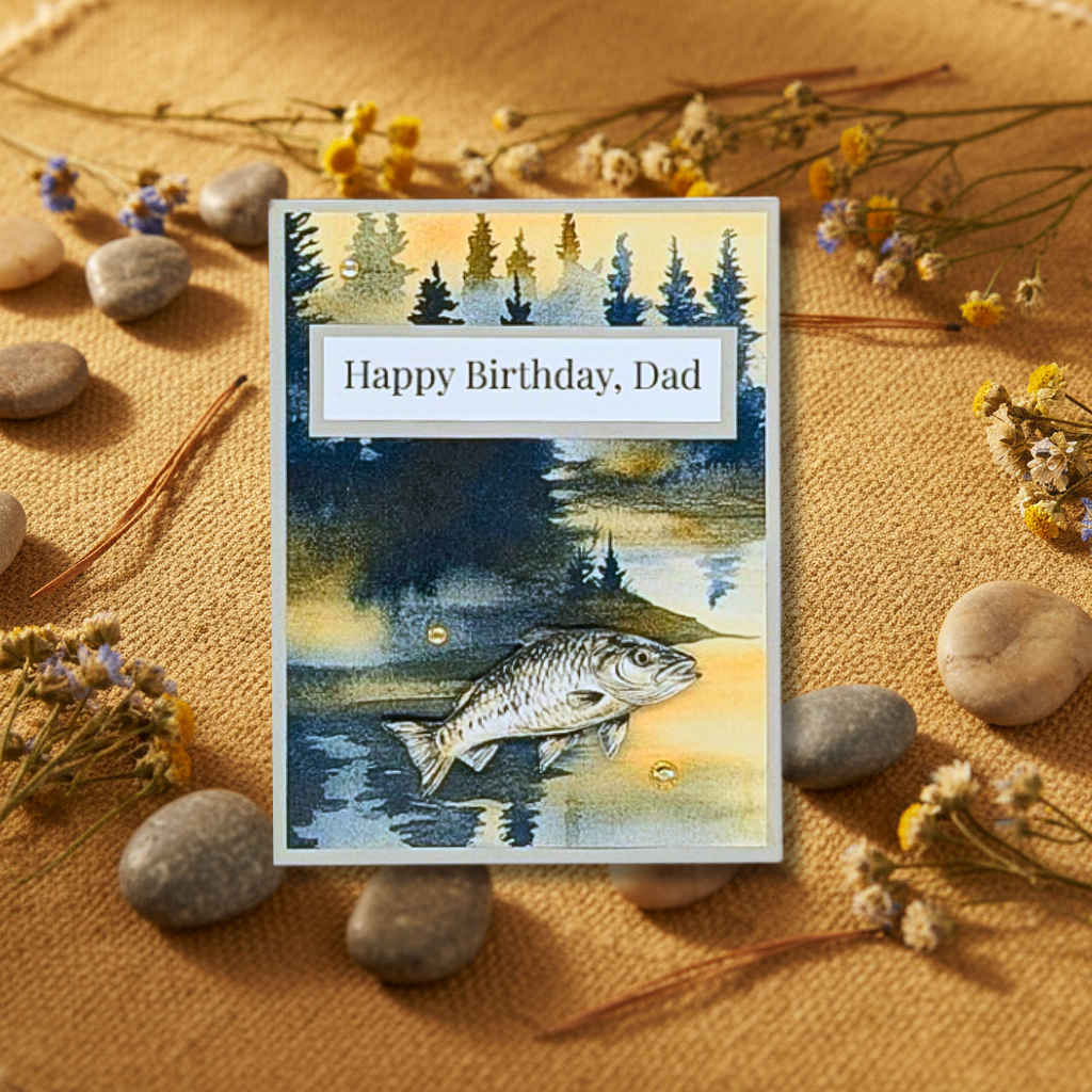 Happy Birthday, Dad Fishing Birthday Card