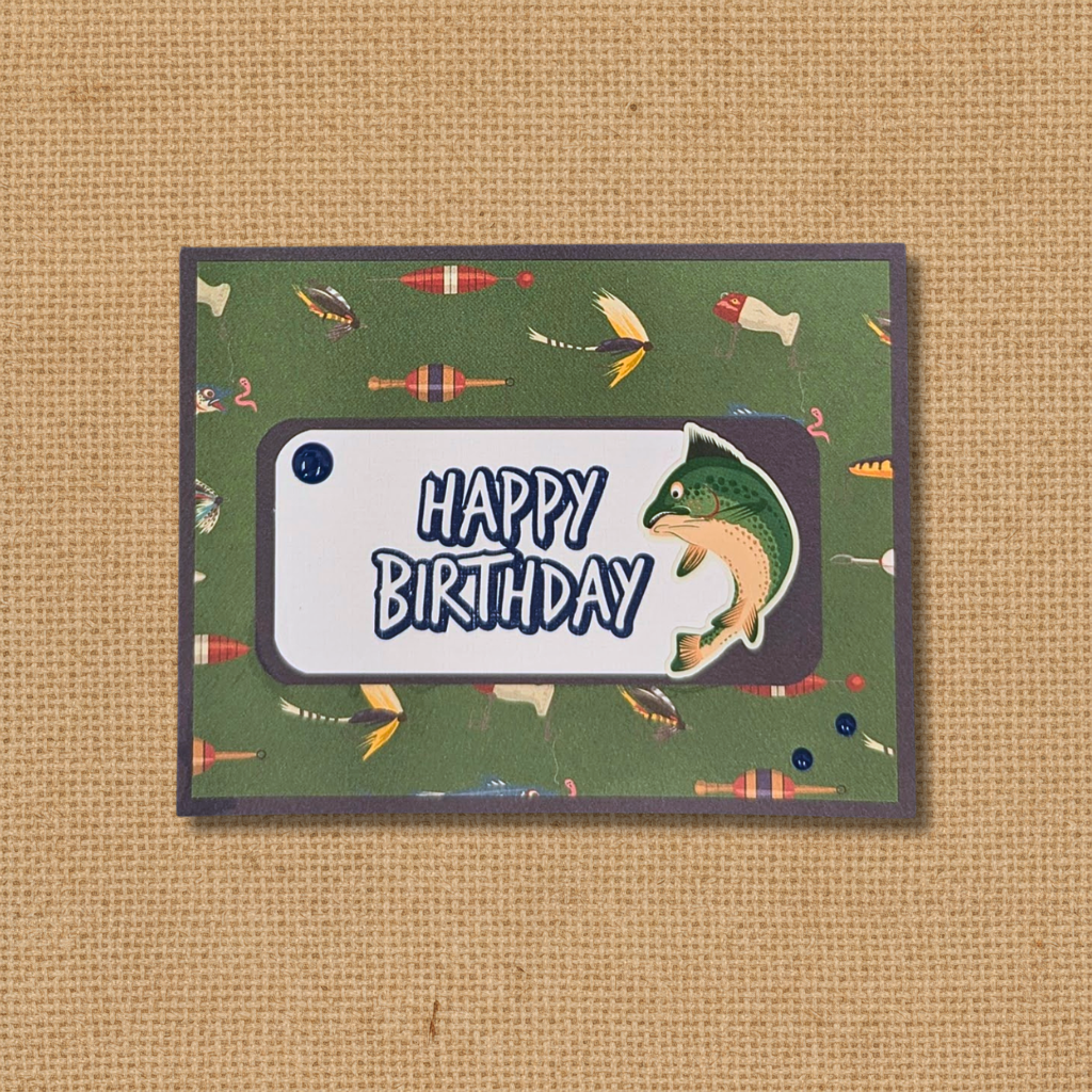 Fishing Lures Happy Birthday Greeting Card