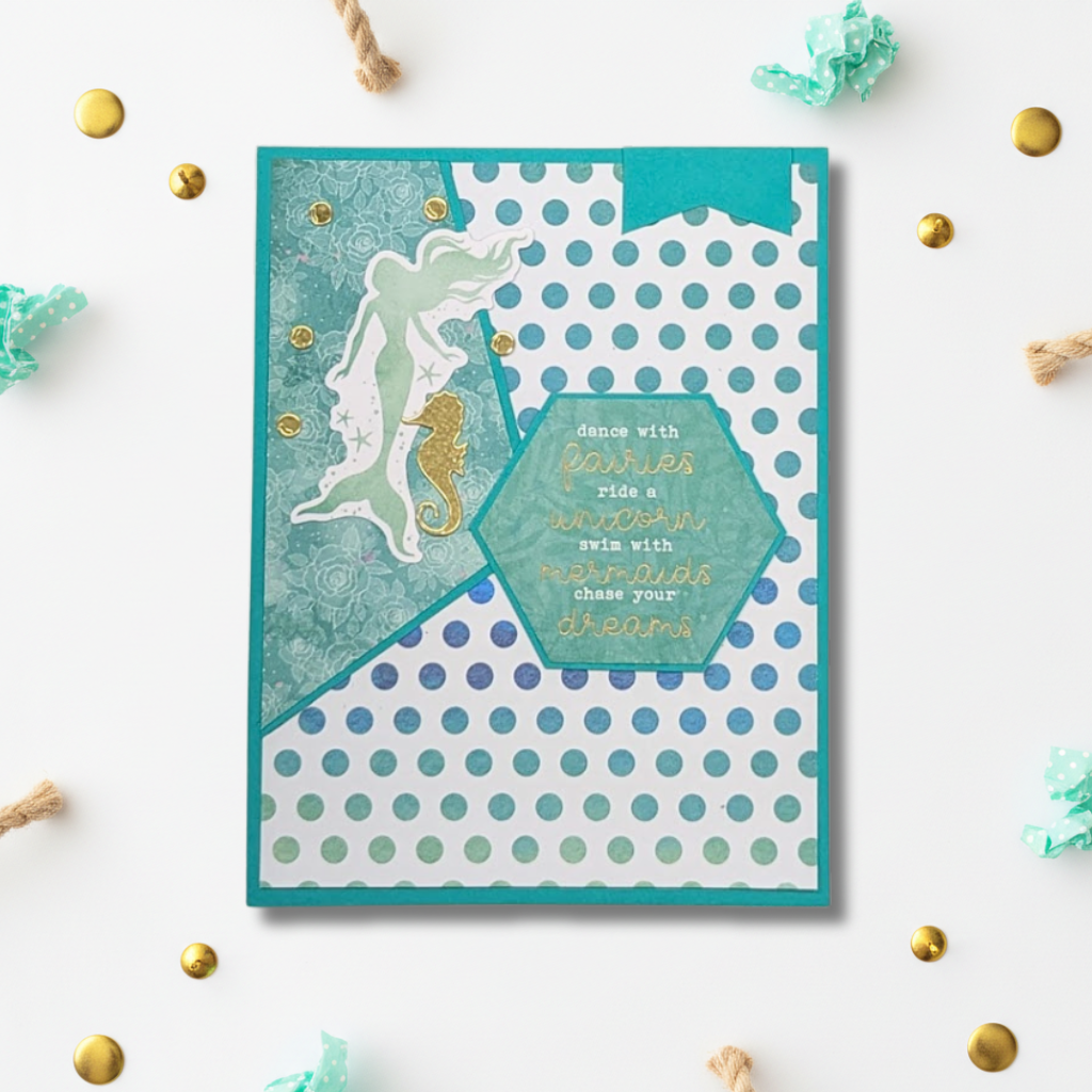 Chase Your Dreams Mermaid Birthday Greeting Card
