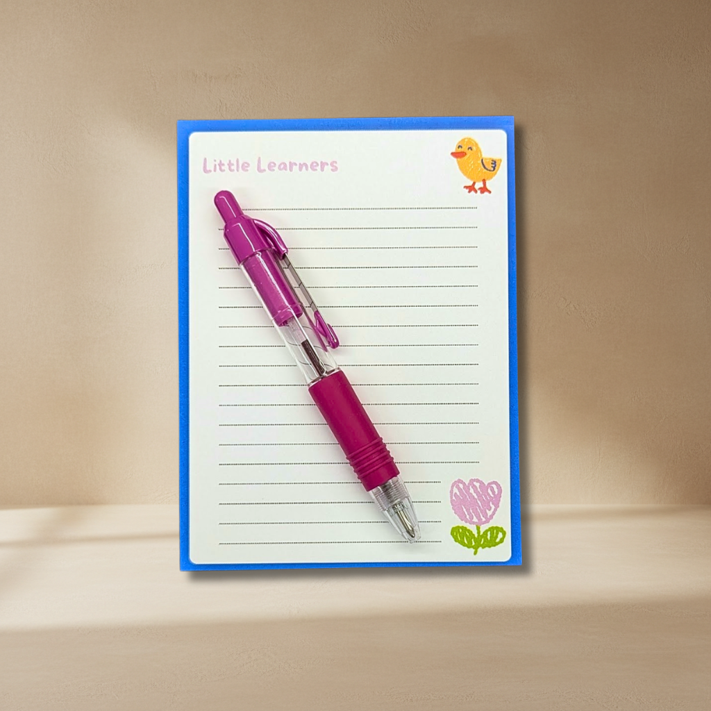 Little Learners Notepad & Pen Set