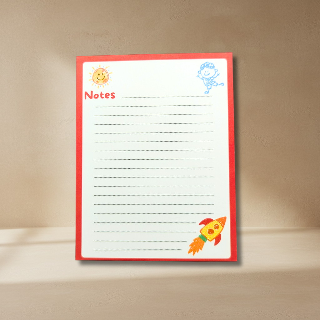 Crayon Doodles Notepad