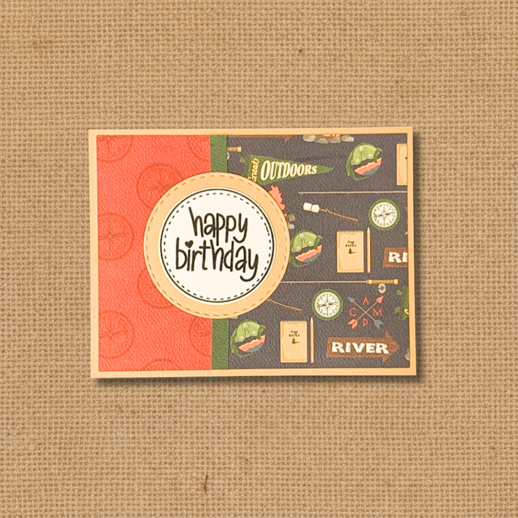 Outdoors Adventure Happy Birthday Greeting Card