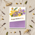 Happy Mother's Day Card — Purple Floral