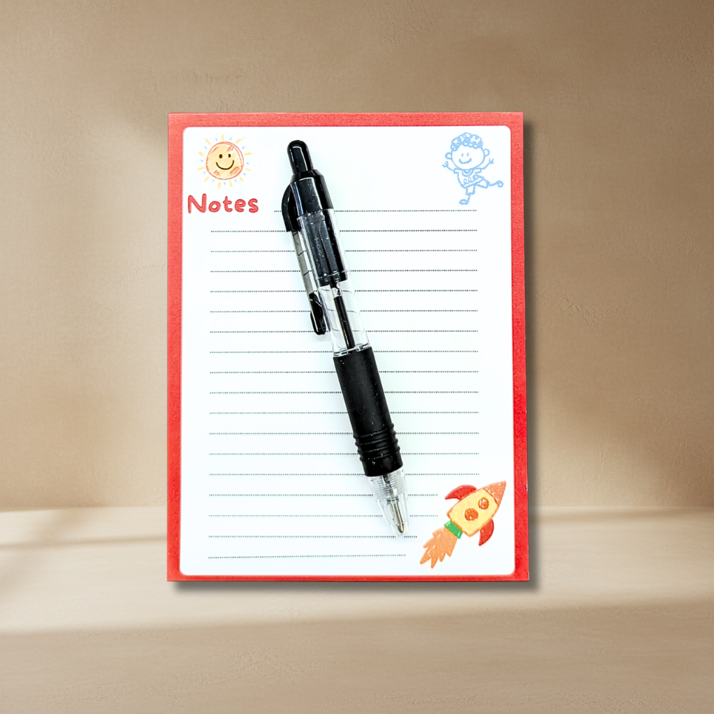 Crayon Doodles Notepad & Pen Set