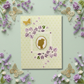 Birthday Card — Cameo Silhouette