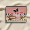 "So Special" Vintage Indigo Garden Blank Notecard