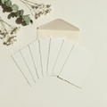 Blank Cotton Rag Notecards & Envelopes — Set of 6