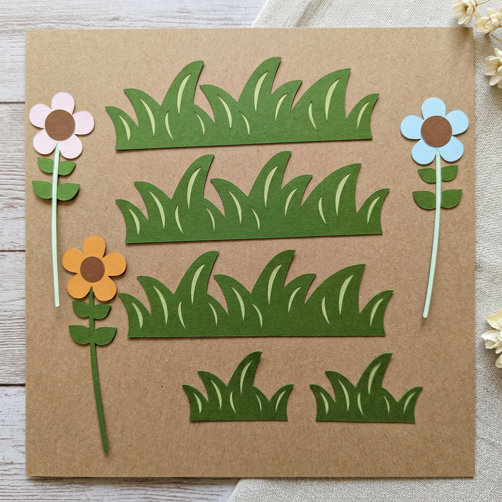 Kit de mise en page de scrapbooking 30x30 cm OEUFS DE PÂQUES À FAIRE SOI-MÊME